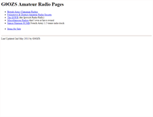 Tablet Screenshot of g0ozs.org
